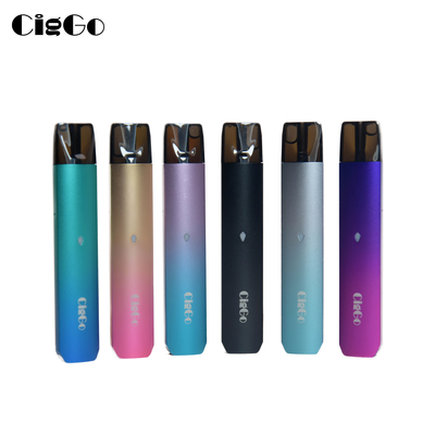 Aluminium Pod System Starter Kit Rechargeable Vape Pen 450Mah Battery