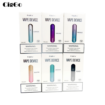 Ciggo Galaxy Pod System Starter Kit 450Mah 300 Puffs 1.0 OHM Resistance