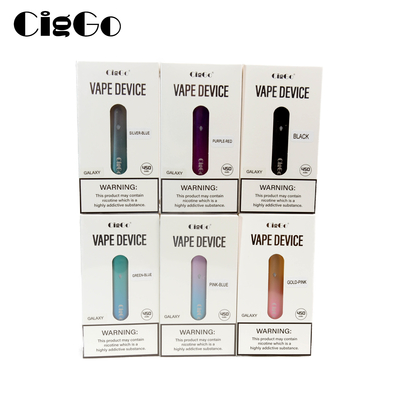 450Mah Rechargeable Vape Pen Aluminium Materials Closed Pod Vape Pen