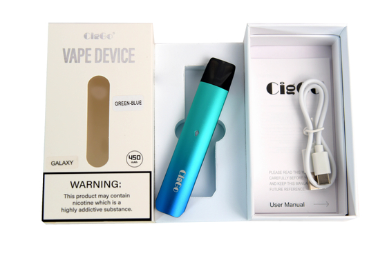 300 Puffs Rechargeable Vape Pen Aluminium Disposable Vape Pod